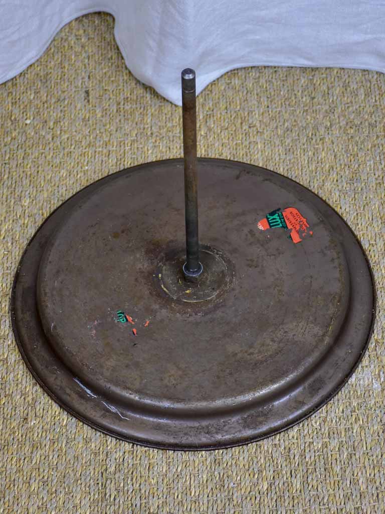 Large antique French florist vase display