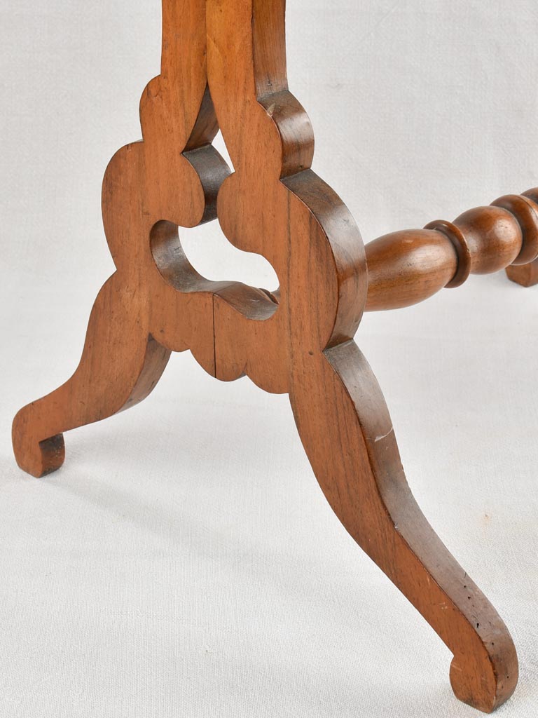 19th century beechwood side table / nightstand
