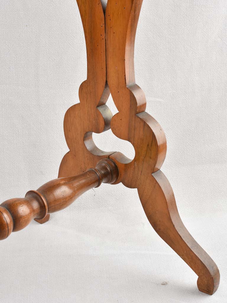 19th century beechwood side table / nightstand