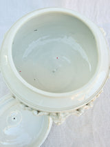 Antique Italian soup tureen with lions head motifs 16¼"