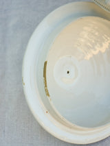 Antique Italian soup tureen with lions head motifs 16¼"