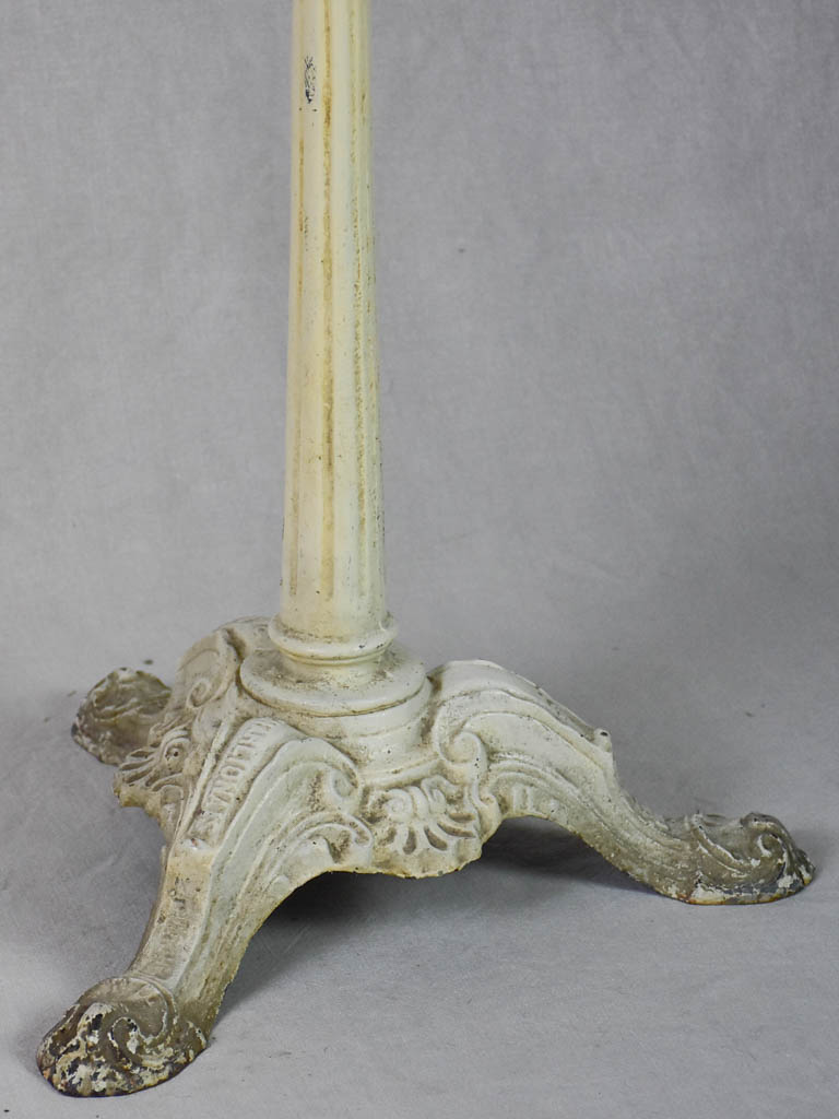 Early 20th Century French bistro table - marble and cast iron