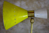 Original Stilnovo double wall sconce - blue, yellow white