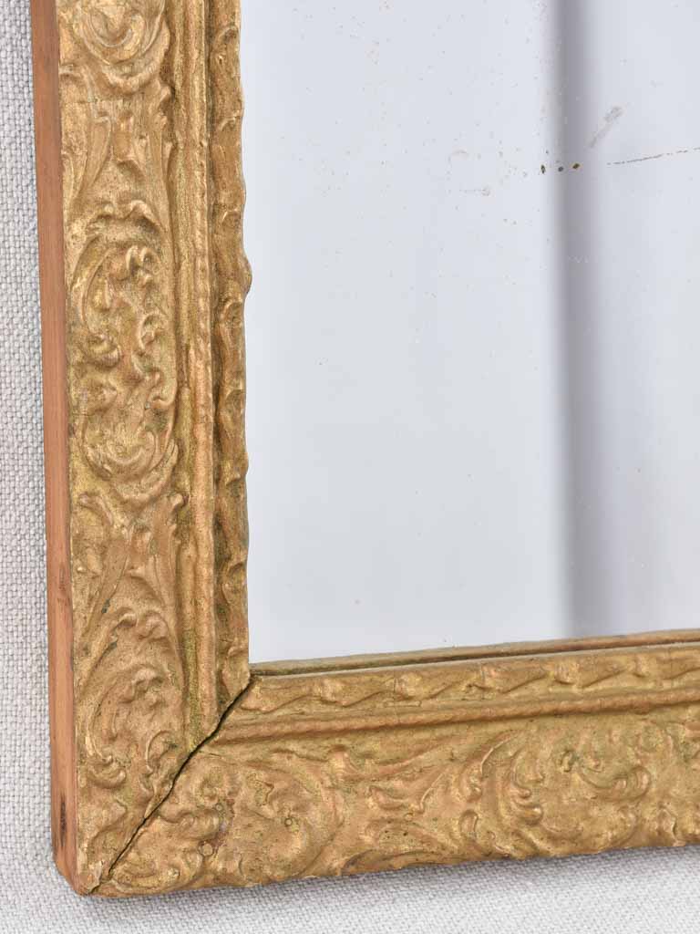 Timeworn petite mirror with age spots