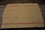 Vintage French linen tea towel – casino