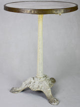 Early 20th Century French bistro table - marble and cast iron