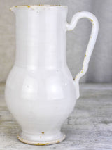 19th Century French faience pitcher from Varages