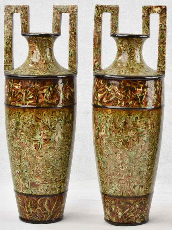 Chic marble-effect Pichon Uzes vases