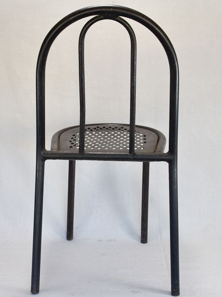 Sturdy Black Metal Tubor Chairs