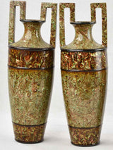 Stunning pair of Pichon vases