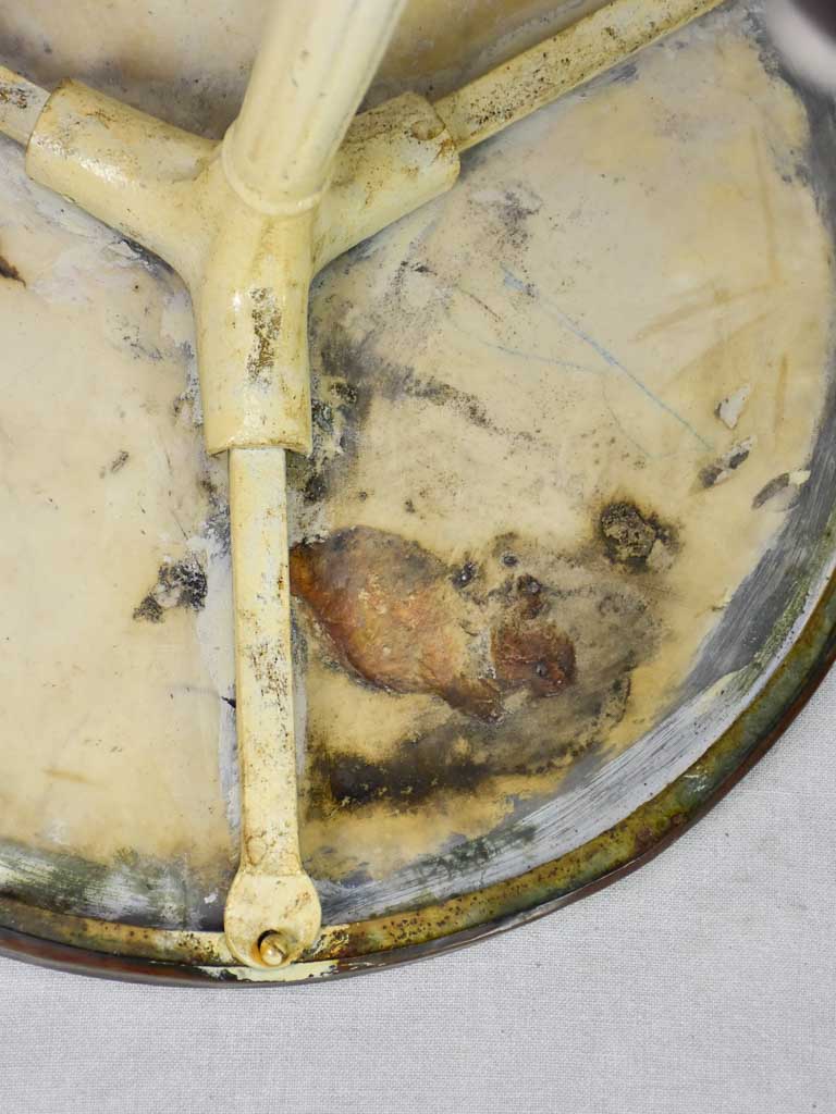 Early 20th Century French bistro table - marble and cast iron