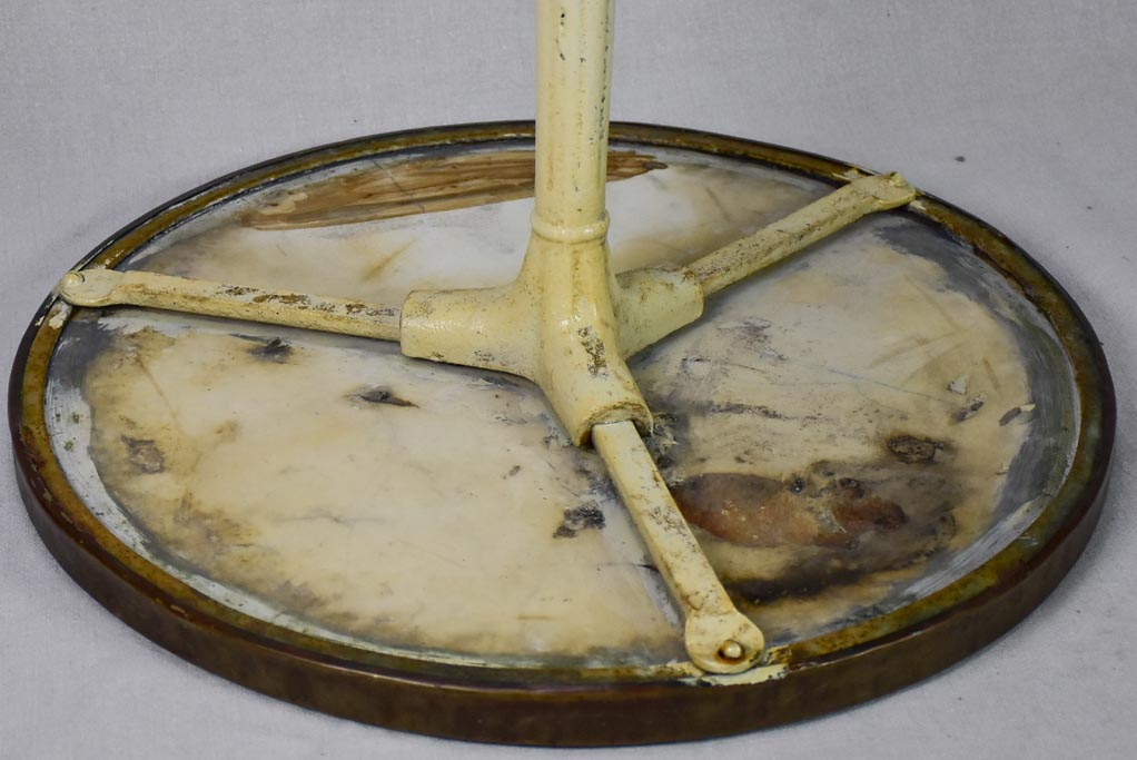 Early 20th Century French bistro table - marble and cast iron