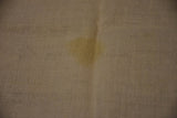 Vintage French tea towel with red stripes