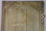 Salvage 19th Century French oak door with original hardware 34¾" x 68"