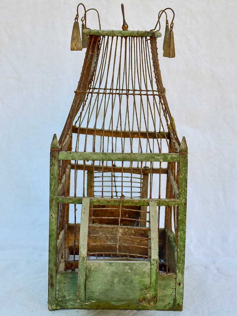 RESERVED MA Small antique French birdcage