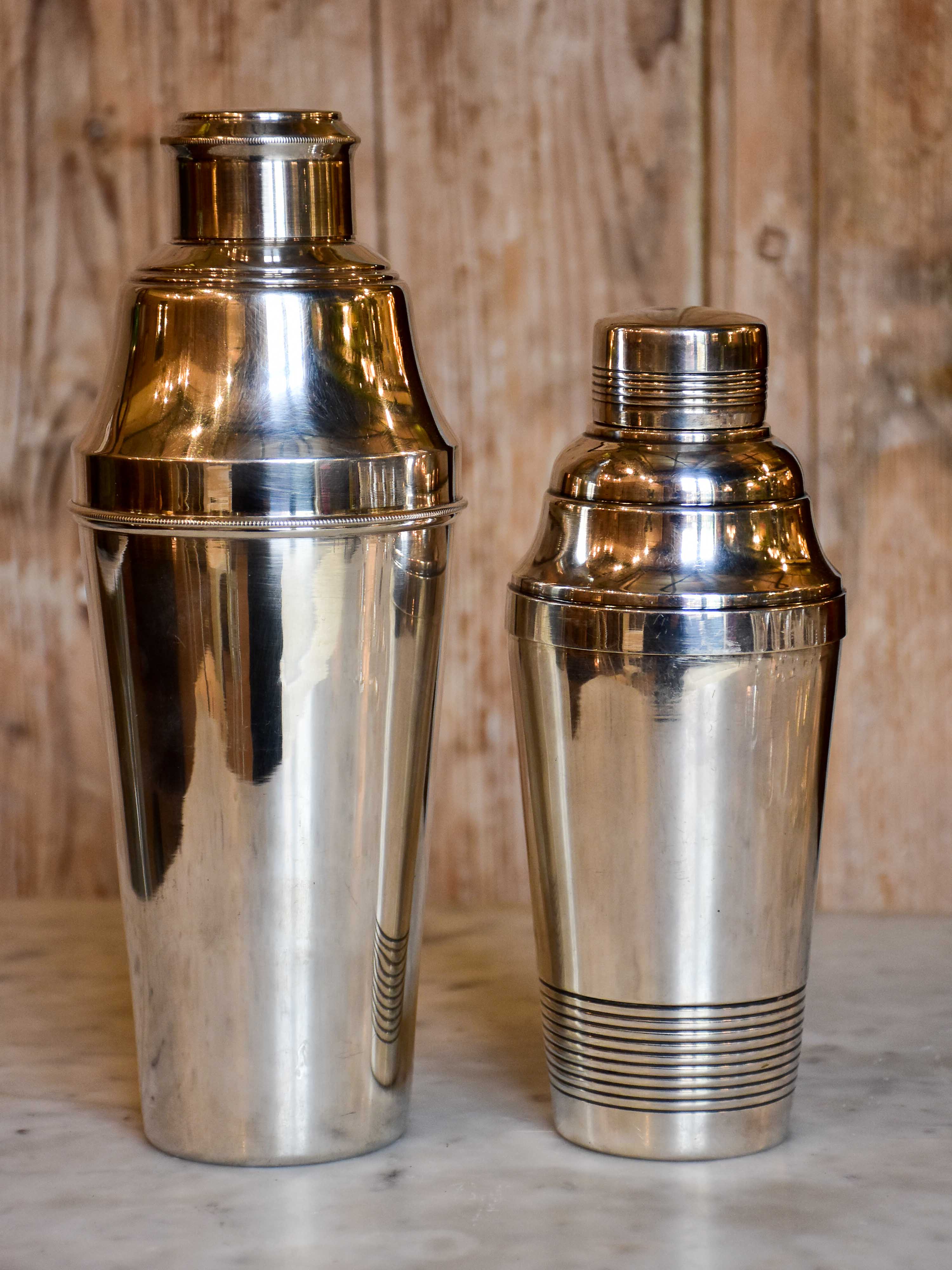 French cocktail shakers from the 1920's / 30's