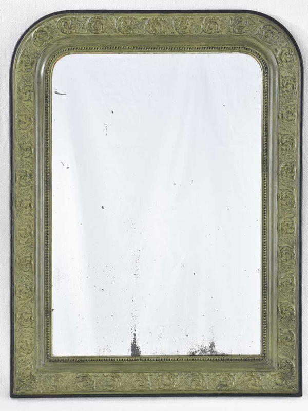 Antique Napoleon III mercury glass mirror
