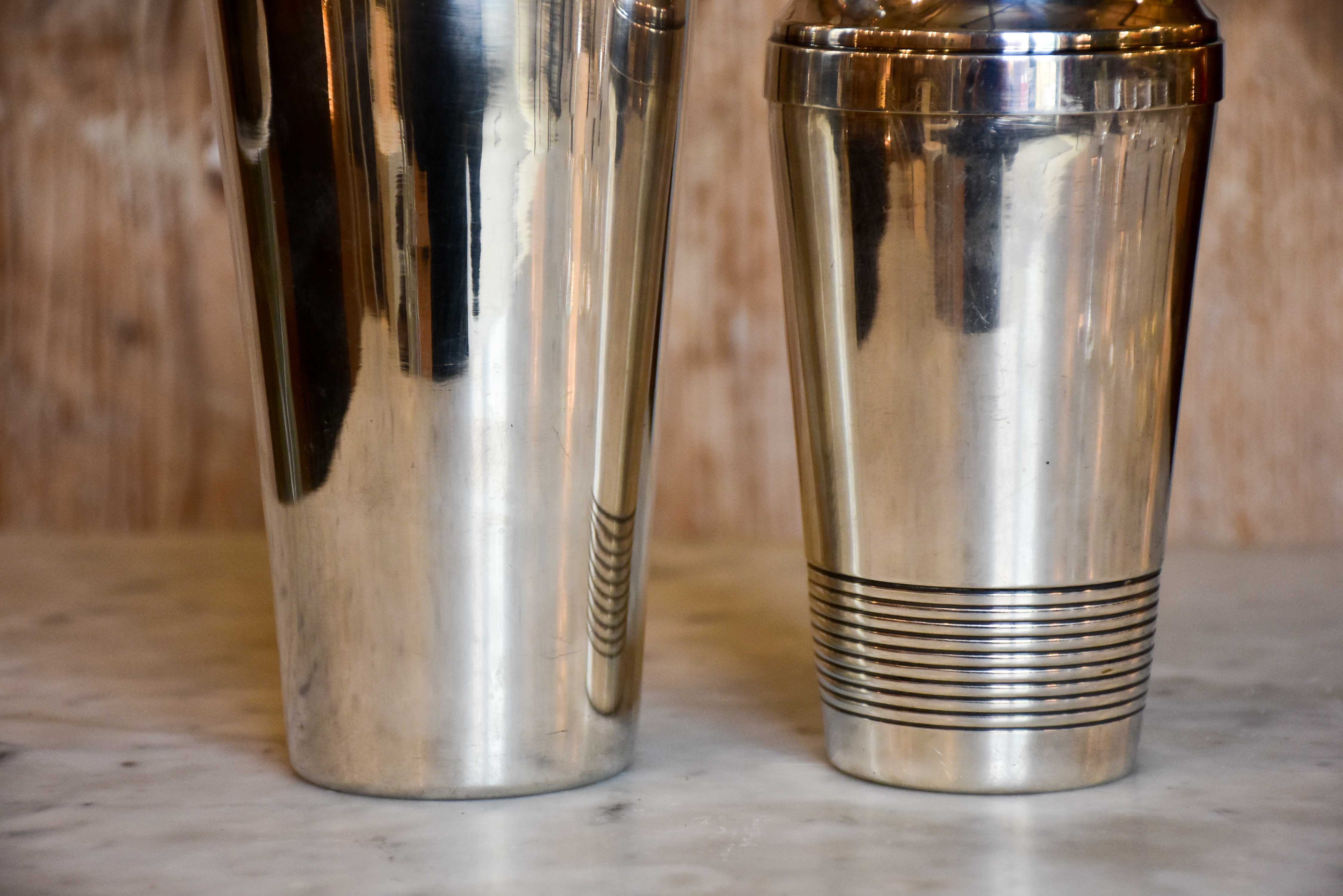 French cocktail shakers from the 1920's / 30's