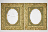 Antique Oval-shaped Napoleon III frames