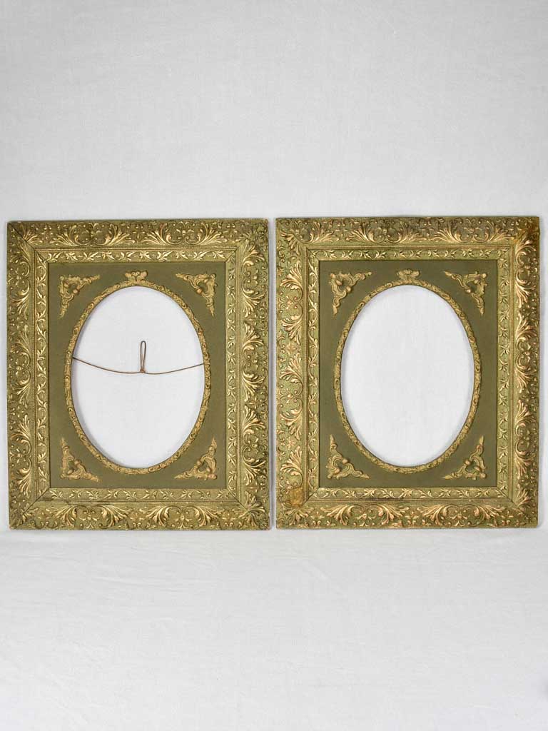 Elegant Napoleon III portrait frames
