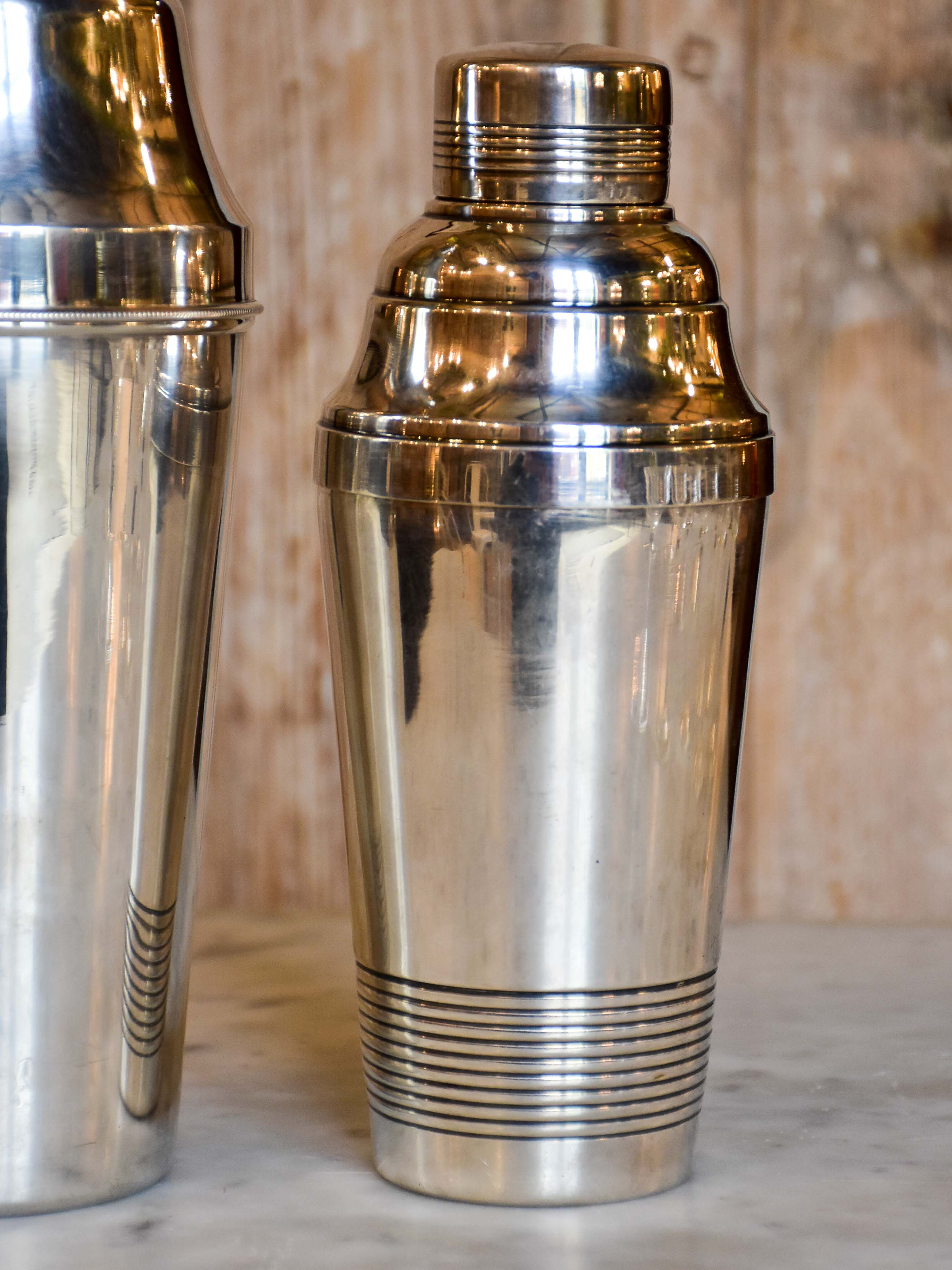 French cocktail shakers from the 1920's / 30's