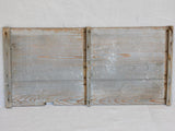 RESERVED DM - Antique French wooden sign "On accept les supplements" 12½" x 26¾"