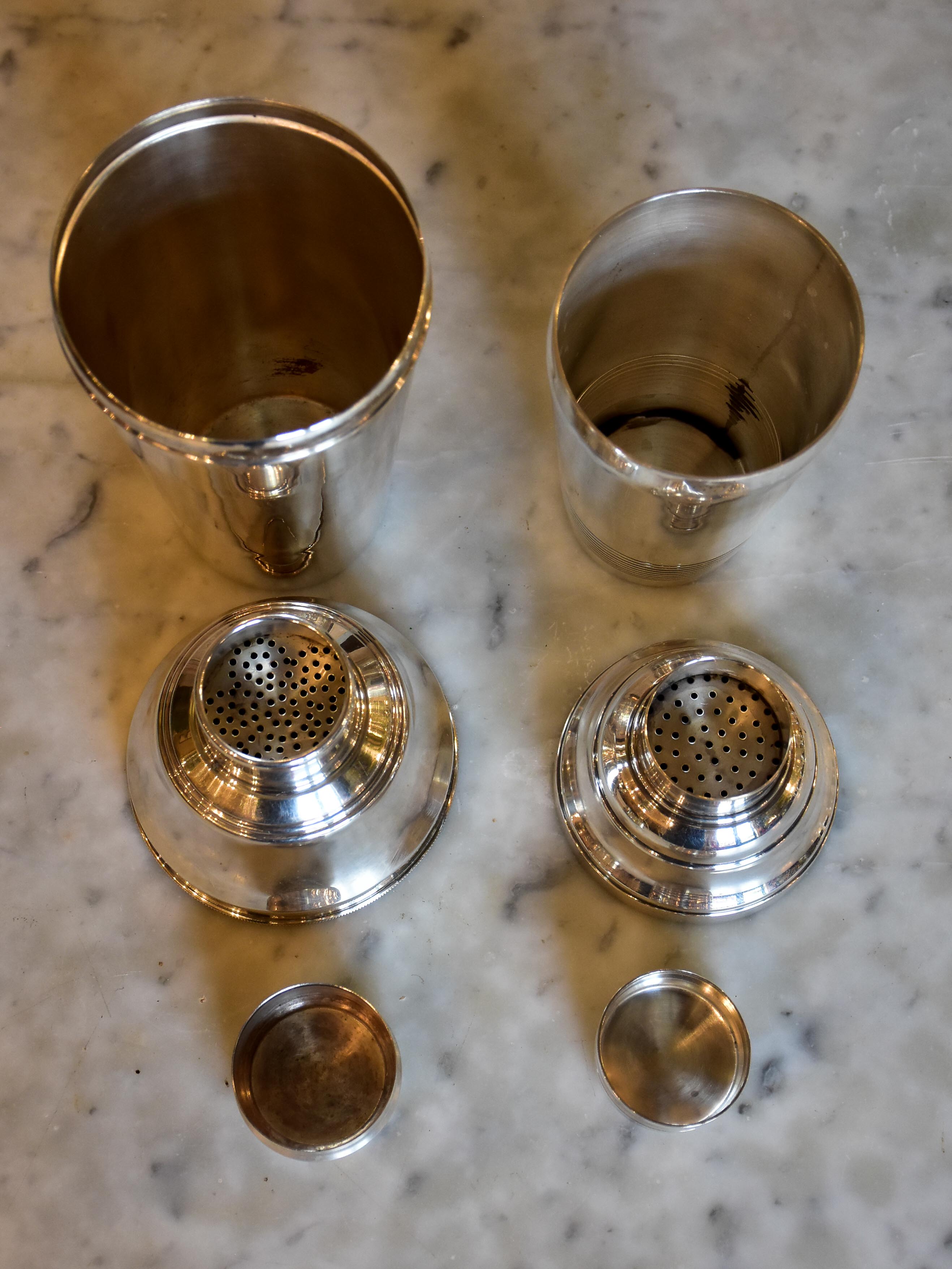 French cocktail shakers from the 1920's / 30's