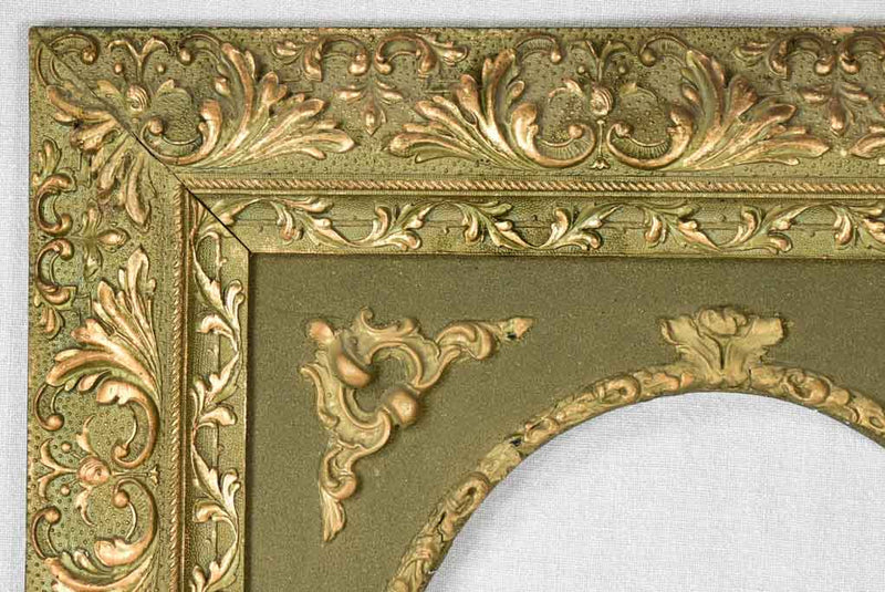 Stucco and wood molded frames