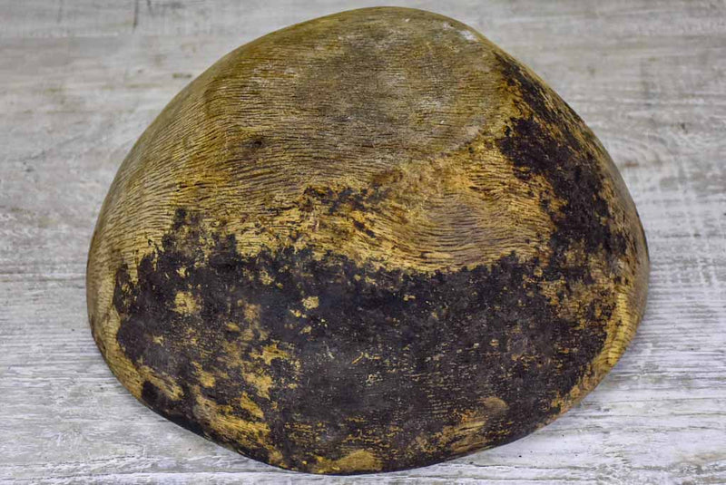 Primitive wooden bowl from south west France