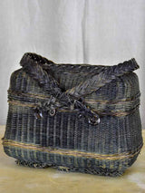 19th Century French woven market basket