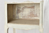 Antique French nightstand with distressed patina