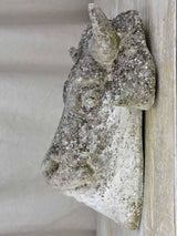 Reconstituted stone cow's head - 1940's. 17¾"
