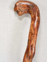 Elegant handmade aged walking stick