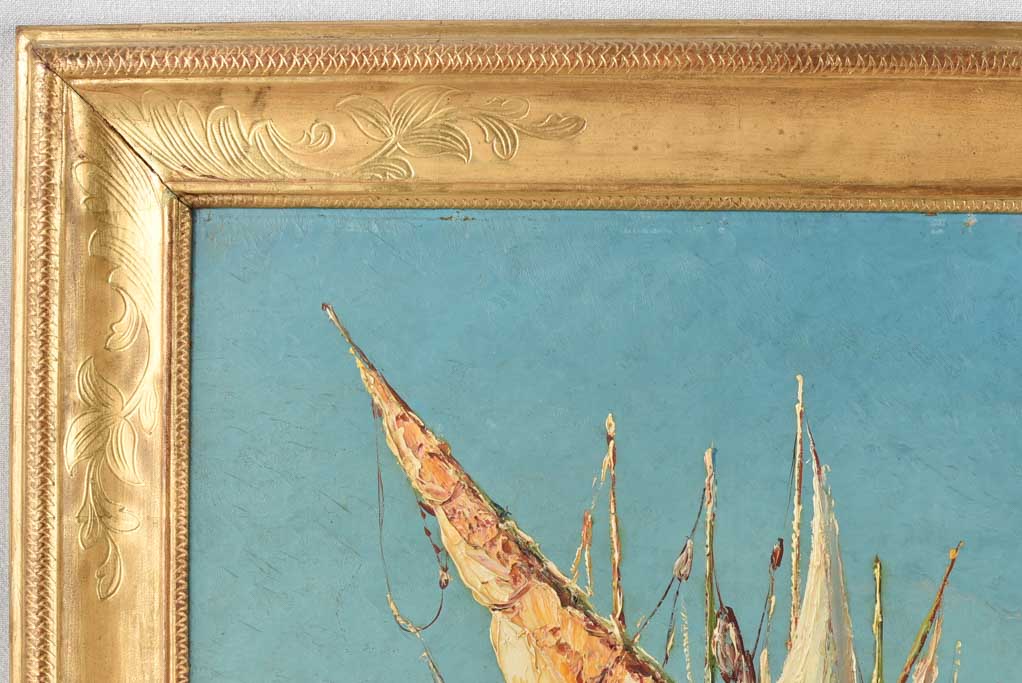 Antique Sailing Boat oil painting