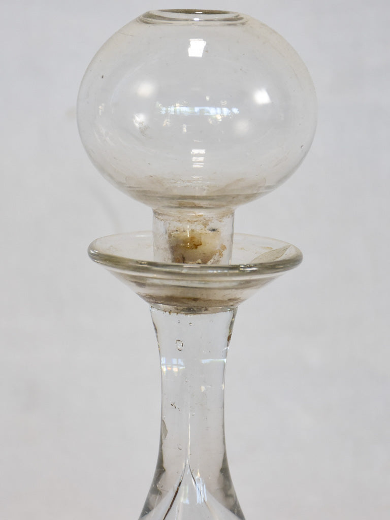 Antique French magnifying oil lamp loupe for lacework 9½"