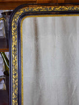 Black and gold antique French mirror - Napoleon III 25 ½" x 35"