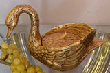 Gold Mauro Manetti swan ice bucket