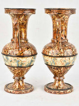 “Stunning Pichon Uzes marbleized collectable vases”