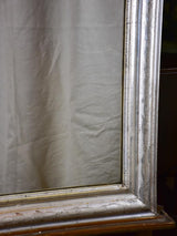 Silver antique French Louis Philippe mirror 27 ¼" x 36 ½"