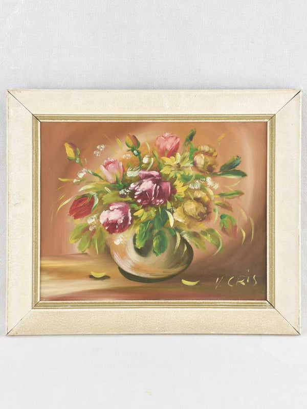 Floral still life - summer bouquet of roses 20½" x 24½"