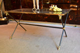 Maison Baguès coffee table with black marble top