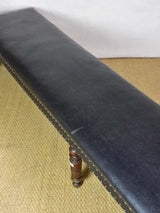 Long Napoleon III French bench seat from a bistro 110¼"