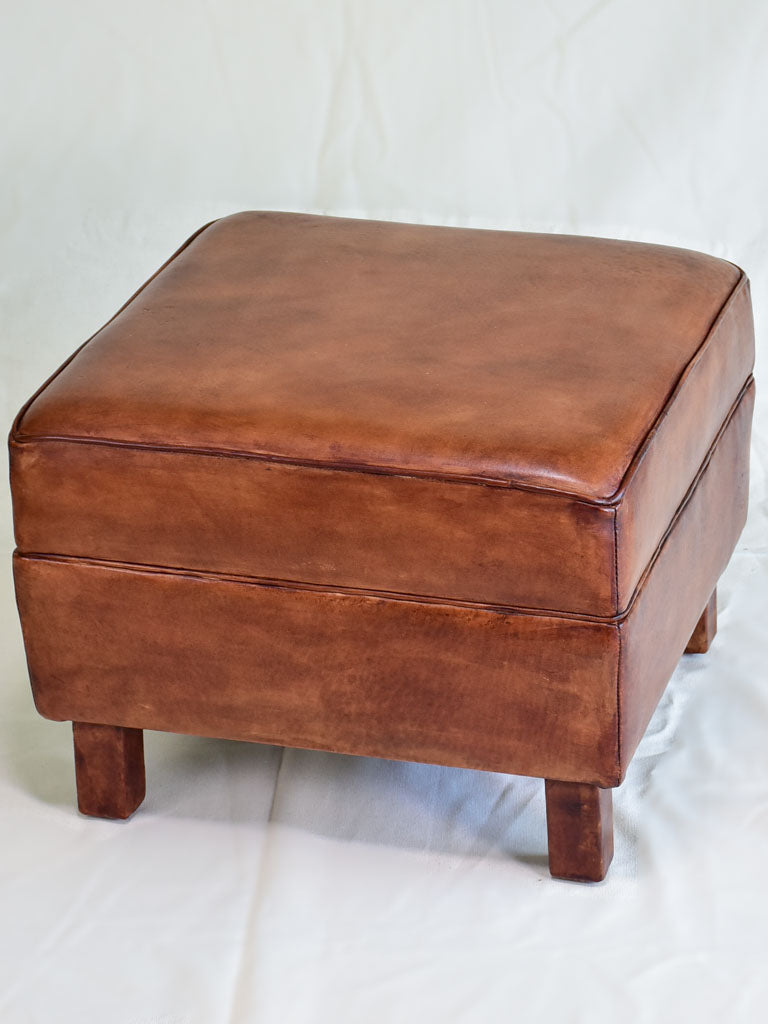 Classy handmade footrest for club chairs