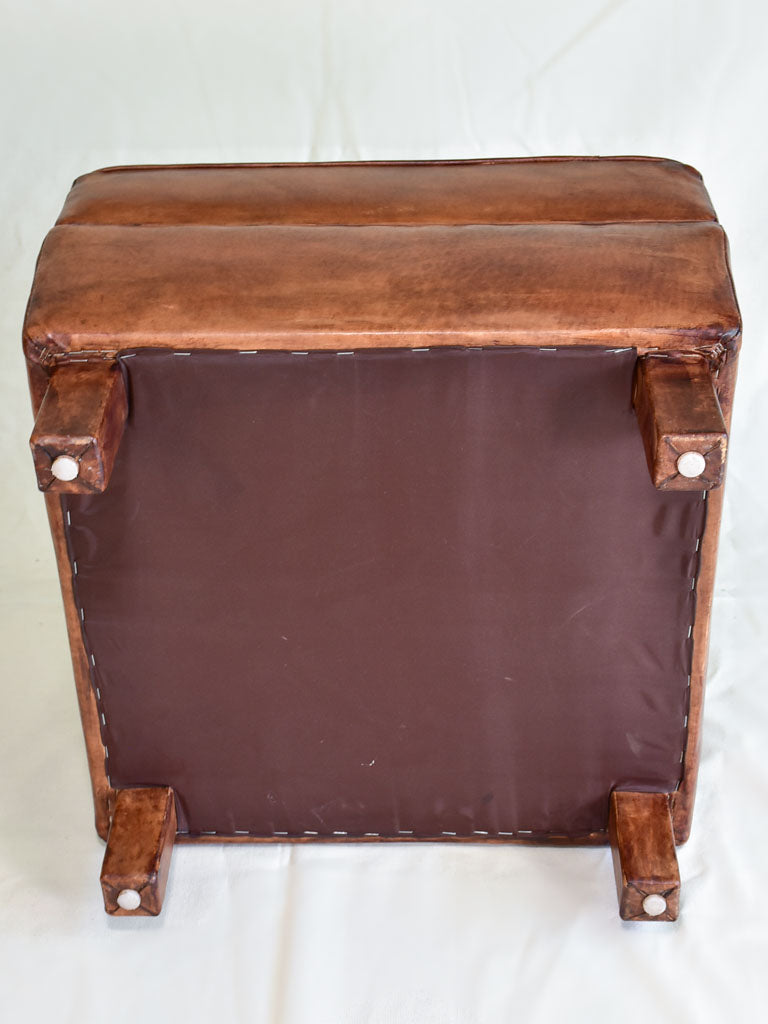Superior finish leather footrest