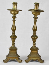 Church related bronze candlesticks from 1700