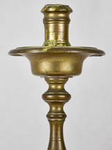 Historic eighteenth-century bronze candlesticks