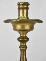 Candlesticks, bronze, 18th-century, 15¼" (pair)