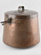 19th century copper cooking pot