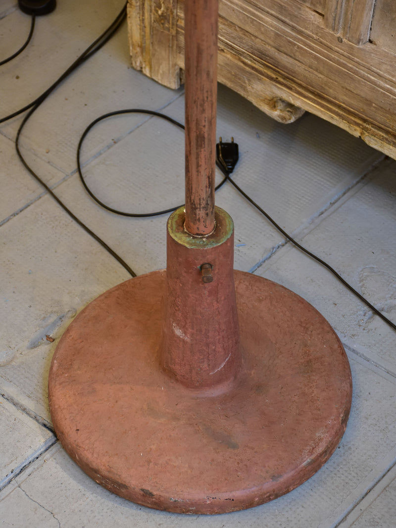 Pair of rustic vintage floor lamps