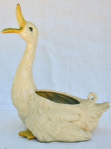 Antique French duck decoration 10¼"